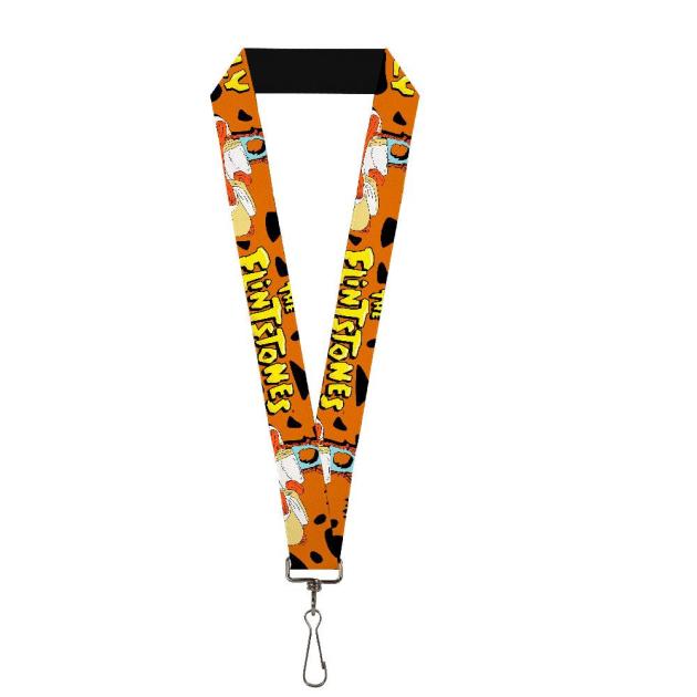 Lanyard - 1.0" - Flintmobile/ECO-FRIENDLY Orange/Black