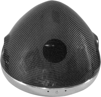 EMGO 7" Lucas Style Headlight Shell - Faux Carbon 66-65069