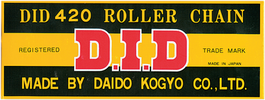 DID 630 - Standard Series - Non O-Ring Chain - 110 Links D18-630K-110