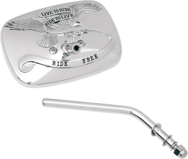 EMGO Live to Ride Mirror - Chrome - Right 20-31701A