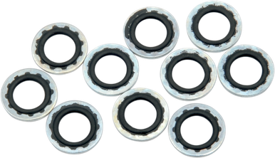 DRAG SPECIALTIES Banjo Washers - 7/16" 348013HC3