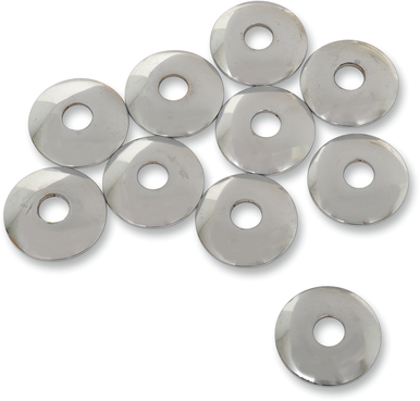 EASTERN MOTORCYCLE PARTS Cup Washers - Chrome - 3/8" ID K-2-937
