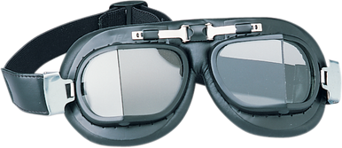 DRAG SPECIALTIES Red Baron Goggles - Matte Black 220001-BX3