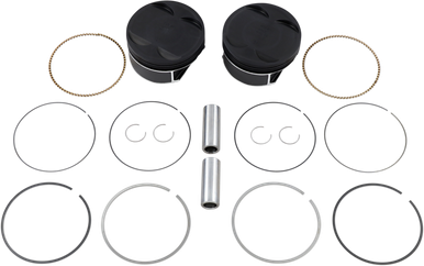 Wiseco Piston Kit 124in 11:1 Compression for Harley-Davidson Touring Models K2787