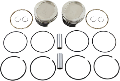 Wiseco 1200cc Reverse Dome Piston Kit for 2004-2006 Harley-Davidson XL 883 Custom K0212P1