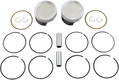 Wiseco Tracker Series Piston Kit 3.527 in Bore 9.5:1 Compression Harley-Davidson XL883 2017-2022 K0212P3