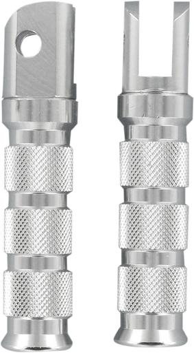 EMGO Rear Footpegs - Silver - Suzuki 50-11311
