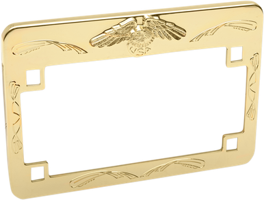 EMGO Eagle License Plate Frame - Gold 86-42650