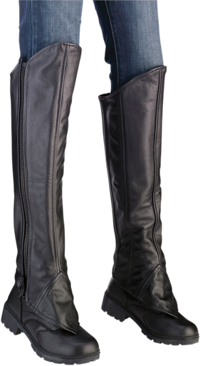 Z1R Women's Half Chaps - Black - S/M 2815-0092