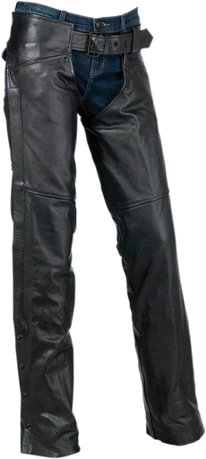 Z1R Women's Sabot Chaps - Black - XL 2815-0099