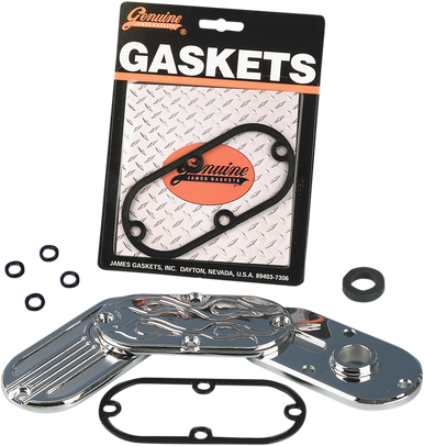 JAMES GASKET Inspection Gasket Metal/Rubber - Big Twin 60567-90-DL