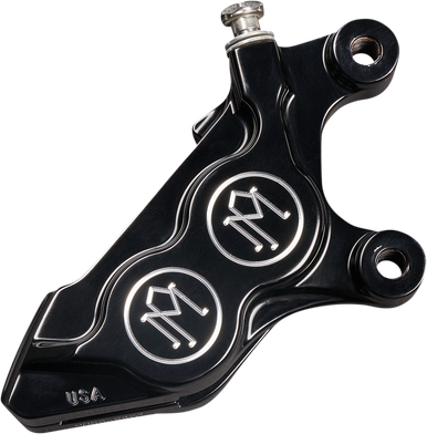 PERFORMANCE MACHINE (PM) 4-Piston Caliper - Contrast Cut - Right Front 0052-2424-BM