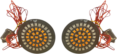 CUSTOM DYNAMICS Bullet Rear Turn Signal 1156 - Amber Lens GEN-4-AR2-1156