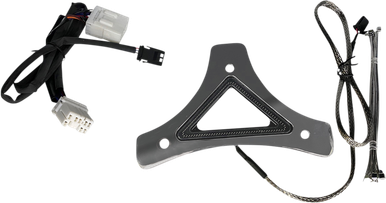 CUSTOM DYNAMICS LED Backrest Light - Run/Brake - Chrome CD-BR-HD-C