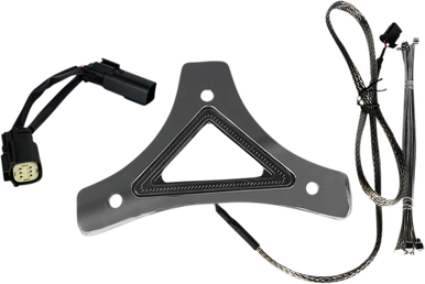 CUSTOM DYNAMICS LED Backrest Light - Run/Brake - Chrome CD-BR-SS6-C