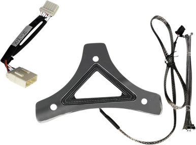 CUSTOM DYNAMICS LED Backrest Light - Run/Brake - Chrome CD-BR-XL-C