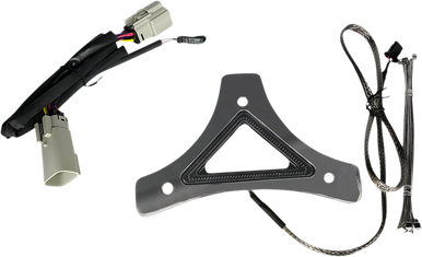 CUSTOM DYNAMICS LED Backrest Light - Run/Brake - Chrome CD-BR-TKE-C