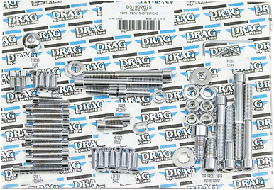 DRAG SPECIALTIES 70-76 FX FL Smooth Motor Bolt Kit MK110S