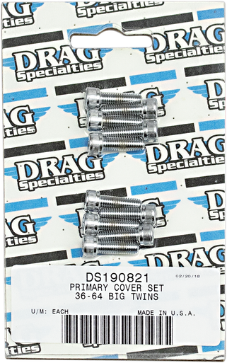 DRAG SPECIALTIES Socket Head Primary Cover Bolts - Big Twin '36-'64 MK159