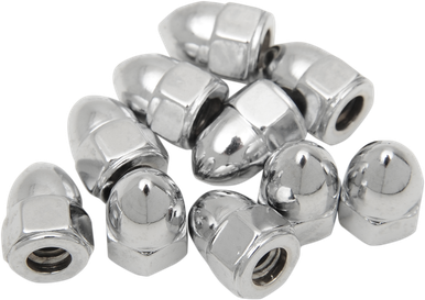 DRAG SPECIALTIES 10-24 Acorn Nut Chrome MPB101