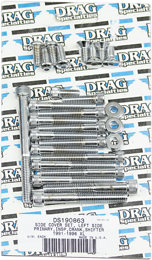 DRAG SPECIALTIES Side Cover Bolt Set - XL MK248