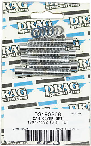 DRAG SPECIALTIES Socket-Head Smooth Camshaft Cover Bolt Kit - Big Twin MK212S