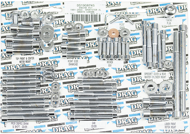 DRAG SPECIALTIES Socket-Head Smooth Motor Bolt Kit - XL MK244S