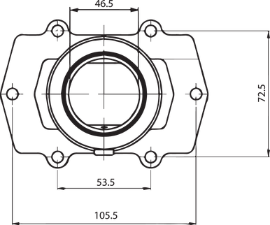 KIMPEX Carburetor Flange - Arctic Cat 104550