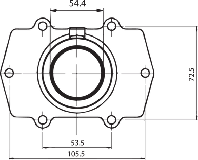 Kimpex Carburetor Flange Arctic Cat Firecat 500 2003-2006 104570