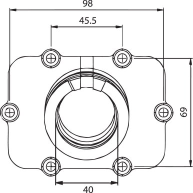Kimpex Carburetor Flange Ski-Doo Expedition 550F Sport 2005-2008 301753