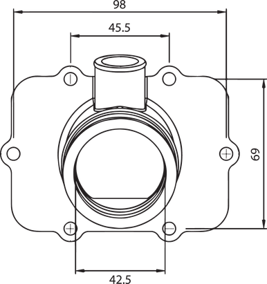 Kimpex Carburetor Mounting Flange for 2001 Ski-Doo MX Z 500 301723