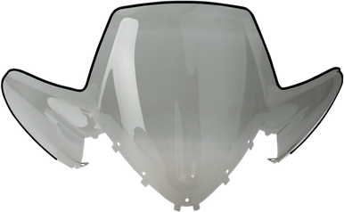 Kimpex 19 in. Smoke High Windshield for 2005-2007 Polaris IQ 440 2008 RR 600 IQ 274979