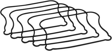 JAMES GASKET Lower Rocker Cover - XL 17353-86-A