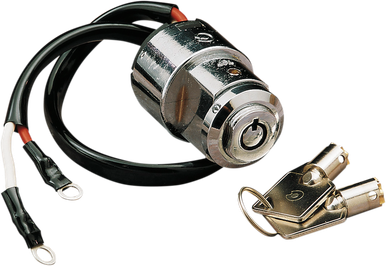 DRAG SPECIALTIES Round Key Ignition Switch - Dyna K714-K2-BC203