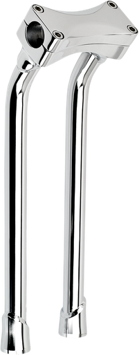 BILTWELL Risers - Murdock - Oversized - Pullback - 14" - Chrome 6414-105-14