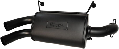 Bikeman Performance 2014 Polaris RZR XP 1000 Double Barrel Slip-On Exhaust Black 17-308-CB