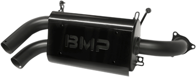 Bikeman Performance RZR XP Turbo Slip-On Exhaust 2016-2021 Black 17-312-CB