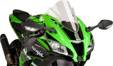 PUIG HI-TECH PARTS Race Windscreen - Clear - ZX10R 8912W