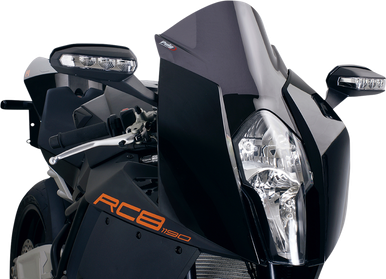 PUIG HI-TECH PARTS Race Windscreen - Dark Smoke - RC8 4944F