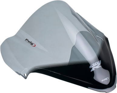 PUIG HI-TECH PARTS Race Windscreen - Smoke - Hayabusa 4826H