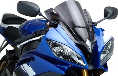 PUIG HI-TECH PARTS Race Windscreen - Dark Smoke - R6 4635F