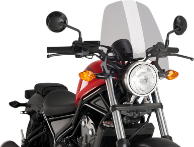 PUIG HI-TECH PARTS New Generation Windscreen - Smoke - Rebel 500 9462H