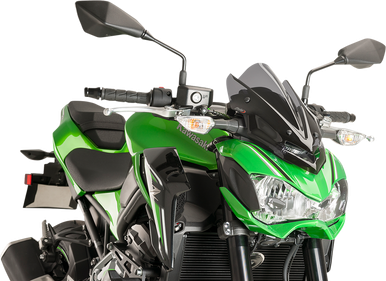 PUIG HI-TECH PARTS New Generation Windscreen - Dark Smoke - Z900 9689F