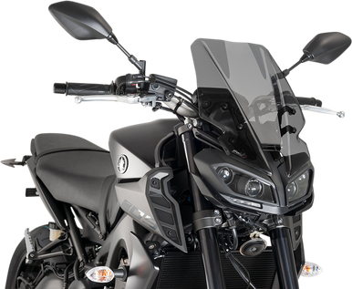PUIG HI-TECH PARTS New Generation Windscreen - Dark Smoke - MT09 9377F