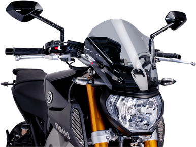 PUIG HI-TECH PARTS New Generation Windscreen - Smoke - MT09 6861H