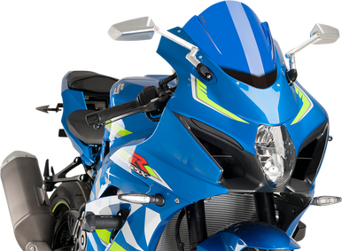 PUIG HI-TECH PARTS Race Windscreen - Blue - Suzuki 9013A