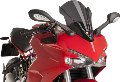 PUIG HI-TECH PARTS Race Windscreen - Dark Smoke - Tour - Ducati 9434F