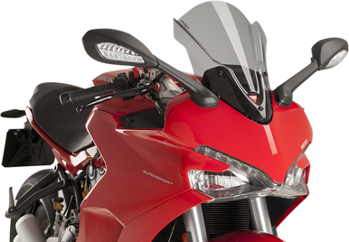PUIG HI-TECH PARTS Race Windscreen - Light Smoke - Tour - Ducati 9434H