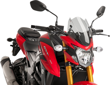 PUIG HI-TECH PARTS Naked Sport Windscreen - Smoke - Suzuki 9435H