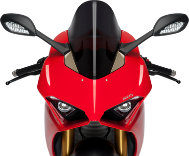 PUIG HI-TECH PARTS Race Windscreen - Blue - Ducati 9690N